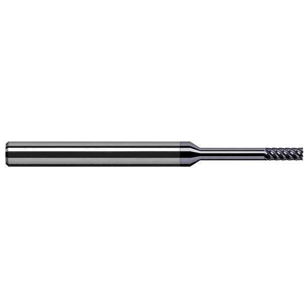 End Mill for High Temp Alloys - Square 0.1875" (3/16) Cutter DIA x 0.5700" Length of Cut